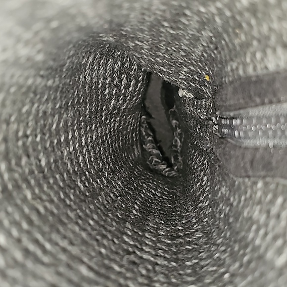 Light gray Slip on sweater boots - Picture 3 of 3